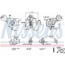 Турбокомпрессор NISSENS 93482 Турбокомпрессор NISSENS 93482
