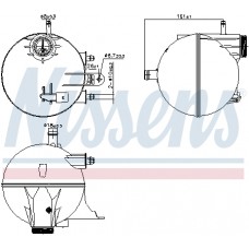Розширювальний бачок NISSENS 996295