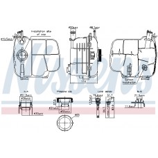 Розширювальний бачок NISSENS 996305