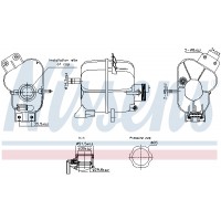 Розширювальний бачок NISSENS 996343