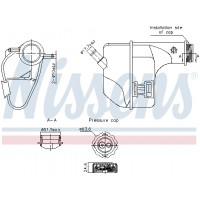Розширювальний бачок NISSENS 996355