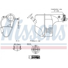 Розширювальний бачок NISSENS 996355