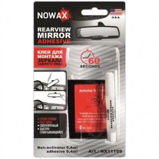 Клей для монтажу дзеркала заднього виду REARVIEW MIRROR ADHESIVE 0,4мл + 0,6мл NOWAX NX11109 Клей для монтажу дзеркала заднього виду REARVIEW MIRROR ADHESIVE 0,4мл + 0,6мл NOWAX NX11109