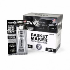 Герметик Nowax високотемпературний силіконовий сірий 85гр NOWAX NX36309 Герметик Nowax високотемпературний силіконовий сірий 85гр NOWAX NX36309