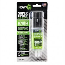 Клей епоксидний прозорий SUPER EPOXY ADHESIVE 30гр NOWAX NX49509 Клей епоксидний прозорий SUPER EPOXY ADHESIVE 30гр NOWAX NX49509