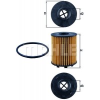 Фільтр оливи MAHLE OX371D