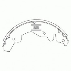 Комплект гальмівних колодок з 4 шт. барабанів SANGSIN SA070