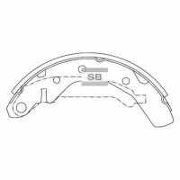 Гальмівні колодки SANGSIN SA086
