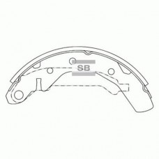 Гальмівні колодки SANGSIN SA086