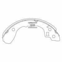 Гальмівні колодки SANGSIN SA134