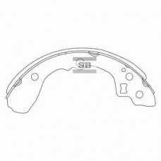 Гальмівні колодки SANGSIN SA134