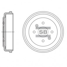 Барабан гальмівний SANGSIN SD3054