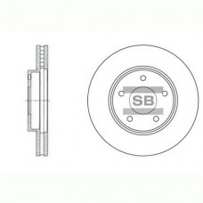 Диск гальмівний SANGSIN SD4202