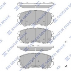 Комплект гальмівних колодок - дискові SANGSIN SP1202 Комплект гальмівних колодок - дискові SANGSIN SP1202