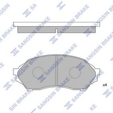 Комплект гальмівних колодок  - дискові SANGSIN SP1227