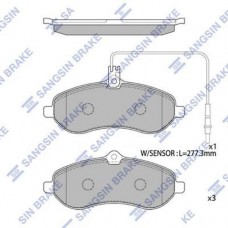 Комплект гальмівних колодок - дискові SANGSIN SP1415 Комплект гальмівних колодок - дискові SANGSIN SP1415