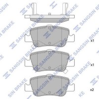 Комплект гальмівних колодок  - дискові SANGSIN SP1501