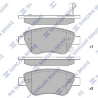 Комплект гальмівних колодок  - дискові SANGSIN SP1810