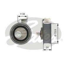 Шків натяжний GATES T43017 Шків натяжний GATES T43017