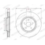 Гальмівний диск FERODO DDF3063C