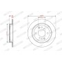 Гальмівний диск FERODO DDF3156C