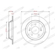 Гальмівний диск FERODO DDF3187C Гальмівний диск FERODO DDF3187C