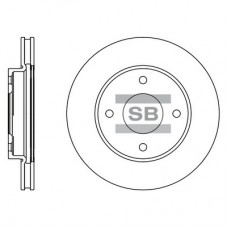 Диск гальмівний SANGSIN SD4207